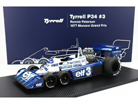 TYRRELL - F1 P34 ELF 6 WHEELER N 3 MONACO GP 1977 R.PETERSON /True Scale 1/12ミニカー