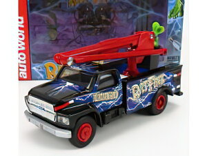 FORD USA BUCKET TRUCK CRANE 1990 RATFINK SALVADANAIO MONEYBOX BLUE BLACK/AutoWorld 1/34~jJ[