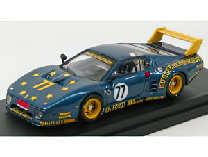 FERRARItF[ 512BB LM TEAM CHARLES POZZI JMS RACING N 77 24h LE MANS 1980 J.C.ANDRUET C.BALLOT LENA BLUE MET YELLOW/BEST-MODEL 1/43~jJ[