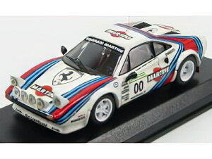 FERRARIフェラーリ 308 GTB COUPE MARTINI TEAM MAKELA AUTO TUNING (night version) N 00 HISTORY RALLY FINLANDIA 2009 WHITE/BEST-MODEL 1/43ミニカー