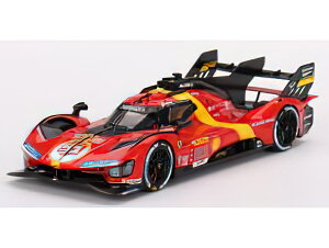 y\z12ȍ~\FERRARItF[ 499P 3.0L TURBO V6 TEAM FERRARI AF CORSE N 51 3rd WEC 6h SPA 2023 ALESSANDRO PIER GUIDI - JAMES CALADO - ANTONIO GIOVINAZZI - RED YELLOW BLACK /BBR 1/18~jJ[