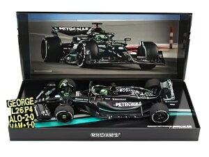 MERCEDES GP F1 W14 TEAM MERCEDESAMG PETRONAS FORMULA ONE N 63 7th BAHRAIN GP WITH PIT BOARD 2023 GEORGE RUSSEL MATT BLACK/~j`vX 1/18~jJ[