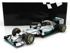 MERCEDES GP F1 MGPW05 HYBRID TEAM AMG PETRONAS N 44 WORLD CHAMPION SEASON 2014 LEWIS HAMILTON SILVER GREEN/~j`vX 1/18~jJ[
