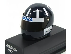 ARAI CASCO HELMET�w�����b�g F1 WILLIAMS 1997 D.HILL - BLUE WHITE /Minichamps 1/8