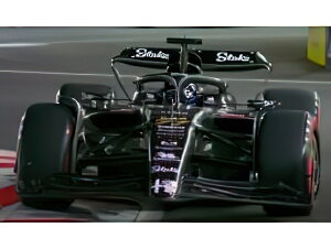 y\z12ȍ~\ALFA ROMEOAt@IF1 C43 TEAM STAKE N 77 LAS VEGAS USA GP 2023 VALTTERI BOTTAS - BLACK BROWN /Minichamps 1/43 ~jJ[