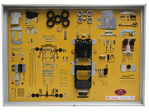 y\z7ȍ~\JAGUAR QUADRO PANEL DISPLAY CTYPE SPIDER STREET VERSION 1952 PARTS BOARD BRITISH RACING GREEN/CMC 1/18~jJ[