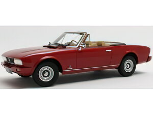 y\z8ȍ~\PEUGEOT - 504 CABRIOLET OPEN 1983 - RED MET /Cult-Scale 1/18 ~jJ[
