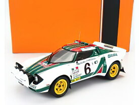 LANCIA STRATOS HF TEAM ALITALIA N 6 2nd RALLY MONTECARLO 1976 BJORN WALDEGAARD - HANS THORSZELIUS /IXO 1/18ミニカー