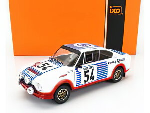 SKODA - 130RS TEAM SKODA N 54 RALLY MONTECARLO 1977 SVATOPLUK KVAIZAR - JIRI KOTEK - WHITE BLUE RED /IXO 1/24 ミニカー