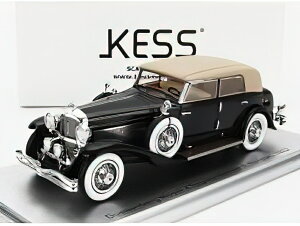 DUESENBERG MODEL J TORPEDO BERLINE ROLLSTON 1932 BLACK BEIGE/Kess-Model 1/43�~�j�J�[