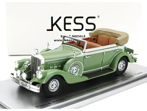 PIERCE ARROW 124 CONVERTIBLE BERLINE SEDAN LE BARON OPEN 1933 LIGHT GREEN/Kess-Model 1/43�~�j�J�[