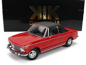BMW 2002 CABRIOLET 1968 WITH REMOVABLE SOFTTOP RED/KK-SCALE 1/18~jJ[