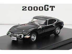 TOYOTA - 2000GT COUPE 1967 - BLACK /LCD 1/64 ミニカー