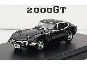 TOYOTA - 2000GT COUPE 1967 - BLACK /LCD 1/64 ~jJ[
