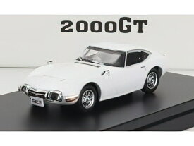 TOYOTA - 2000GT COUPE 1967 - WHITE /LCD 1/64 ミニカー