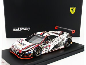 FERRARItF[ 488 GT3 EVO 3.9L TURBO V8 TEAM WTM PHOENIX RACING N 22 24h NURBURGRING 2021 INDY DONTJE DANIEL KEILWITZ JOCHEN KRUMBACH GEORG WEISS WHITE RED BLACK/LOOKSMART 1/43~jJ[