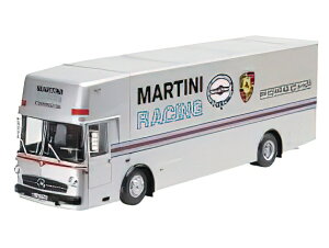 �y�\��z12���ȍ~�����\��MERCEDES BENZ�����Z�f�X�x���cO317 TRUCK CAR TRANSPORTER PORSCHE MARTINI 1968 - SILVER /Schuco 1/18�~�j�J�[