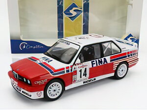 BMW - 3-SERIES (E30) N 14 BELGIUM PROCAR 1993 MARC DUEZ - RED WHITE /SOLIDO 1/18 ~jJ[