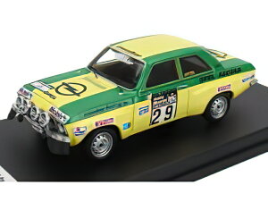 OPEL - ASCONA 1.9 SR (night version) N 29 8tH RALLY RAC LOMBARD 1973 LARS CARLSSON - PETER PETERSEN - GREEN YELLOW /Trofeu 1/43 �~�j�J�[