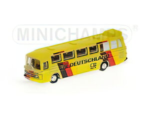 MERCEDES BENZ O302 AUTOBUS BR GERMANY GERMANIA (FOOTBALL WORLD CUP 1974 CAMPIONATO DEL MONDO DI CALCIO GERMANIA 1974) YELLOW/Minichamps 1/160ミニカー