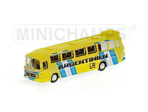 MERCEDES BENZ O302 AUTOBUS ARGENTINE ARGENTINA (FOOTBALL WORLD CUP 1974 CAMPIONATO DEL MONDO DI CALCIO GERMANIA 1974) YELLOW/Minichamps 1/160~jJ[