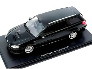 y\z12ȍ~\SUBARU - LEGACY STI S402 TOURING STATION WAGON 2006 - BLACK/DNA COLLECTIBLES 1/18~jJ[