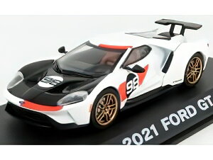 FORD USA GT N 98 2021 TRIBUTE 24h DAYTONA K.MILES L.RUBY 1966 WHITE CARBON RED/Greenlight 1/43~jJ[