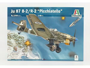 JUNKERS JU 87 B-2/R-2 MILITARY AIRPLANE 1944 PICCHIATELLO //ITALERI 1/48�͌^���f���L�b�g