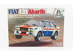 FIAT 131 ABARTH N 9 WINNER RALLY SANREMO 1977 J.C.ANDRUET C.DELFERIER //ITALERI 1/24�͌^���f���L�b�g