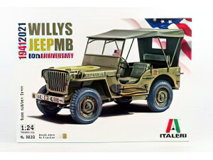 JEEP WILLY MB US ARMY MILITARY SOFT-TOP 1942 //ITALERI 1/24͌^fLbg