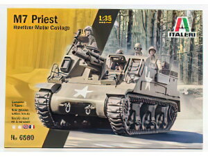 ROYAL ORDNANCE TANK M7 PRIEST HOWITZER MOTOR CARRIAGE MILITARY 1943 //ITALERI 1/35͌^fLbg