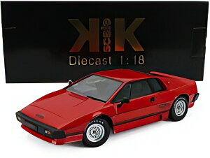 y\zLOTUS ESPRIT TURBO 1981 RED BLACK/KK-SCALE 1/18~jJ[