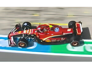 y\z12ȍ~\FERRARI - F1 SF-24 TEAM SCUDERIA FERRARI N 55 3rd MONACO GP 2024 CARLOS SAINZ - RED WHITE YELLOW/LOOKSMART 1/18~jJ[