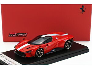 FERRARI - DAYTONA SP3 CLOSED ROOF 2022 - ROSSO SCUDERIA - RED WHITE/LOOKSMART 1/43~jJ[