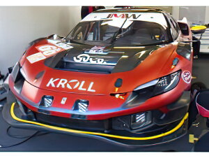 y\z12ȍ~\FERRARI 296 GT3 3.0L TURBO V6 TEAM JMW MOTORSPORT N 66 24h LE MANS 2024 GIACOMO PETROBELLI LARRY TEN VOORDE SALIH YOLUC RED BLACK/LOOKSMART 1/43~jJ[