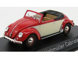 VOLKSWAGEN - HEBMULLER CABRIOLET OPEN 1949 - RED CREAM/Norev 1/43~jJ[