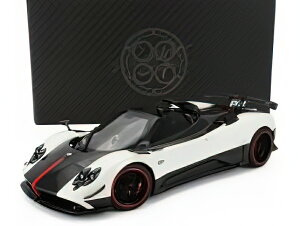 PAGANI - ZONDA 5 CINQUE ROADSTER 2009 - WHITE BLACK CARBON/ALMOST REAL 1/18~jJ[