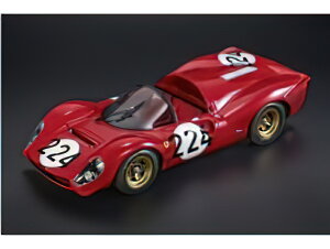 y\z2025N\FERRARI - 330P4 4.0L V12 SPIDER TEAM SPA FERRARI SEFAC N 224 TARGA FLORIO 1967 NINO VACCARELLA - LUDOVICO SCARFIOTTI - REDTOPMARQUES 1/18~jJ[