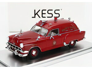 CHEVROLET - NATIONAL AMBULANCE ROYAL OAK MICHIGAN FIRE PROTECTION FIRE ENGINE 1954 - RED/KESS 1/43�~�j�J�[