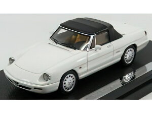 ALFA ROMEO - SPIDER CLOSED 1990 4? ED ULTIMA SERIE - THE LAST - BIANCO FREDDO - WHITE/SILAS 1/43~jJ[