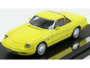 ALFA ROMEO - SPIDER HARD-TOP 1990 4? ED ULTIMA SERIE - THE LAST - GIALLO GINESTRA - YELLOW/SILAS 1/43~jJ[