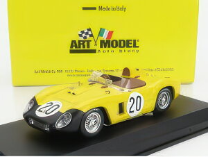 FERRARI 500TR SPIDER TEAM EQUIPE NATIONE BELGE N 20 24h LE MANS 1956 L.BIANCHI A.DE CANGY YELLOW BLACK/ART-MODEL 1/43~jJ[