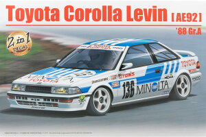 Toyota�g���^ Corolla Levin �J���[�����r�� AE92 88 Gr.A #136 �g�ݗ��ăv�����L�b�g�͌^ �J�[���f�� /Beemax 1/24
