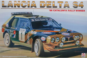 Lancia Delta S4 1986 Catalunya Rally Winner #1 �g�ݗ��ăv�����L�b�g�͌^ �J�[���f�� /Beemax 1/24