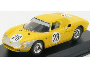 FERRARI 250 LM N 28 1000km PARIGI 1966 GOSSELIN NOBLET YELLOW/Best-Model 1/43�~�j�J�[