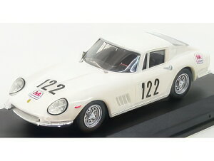 FERRARI 275 GTB/4 N 122 TARGA FLORIO 1967 STARRABBA ORLANDO WHITE/Best-Model 1/43~jJ[