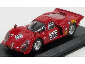 ALFA ROMEO 33.2 COUPE N 86 NURBURGRING 1969 VACCARELLA DE ADAMICH RED/Best-Model 1/43~jJ[