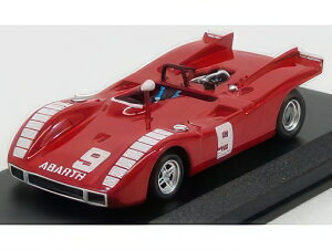 ABARTH SP2000 N 9 GP MUGELLO 1970 N.VACCARELLA RED/Best-Model 1/43�~�j�J�[