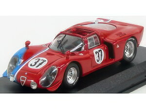 ALFA ROMEO 33.2 N 37 TEST 24h LE MANS 1968 GOSSELIN TROSCH RED BLUE/Best-Model 1/43�~�j�J�[