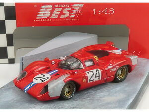 FERRARI 312 COUPE N 24 DAYTONA 1970 M.PARKES S.POSEY RED/Best-Model 1/43~jJ[